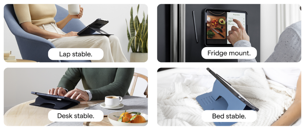 An Amazon A+ image showing four lifestyle images 