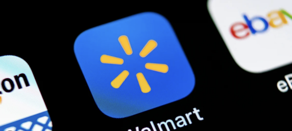 A screenshot of the Amazon, Walmart, and eBay app icons 