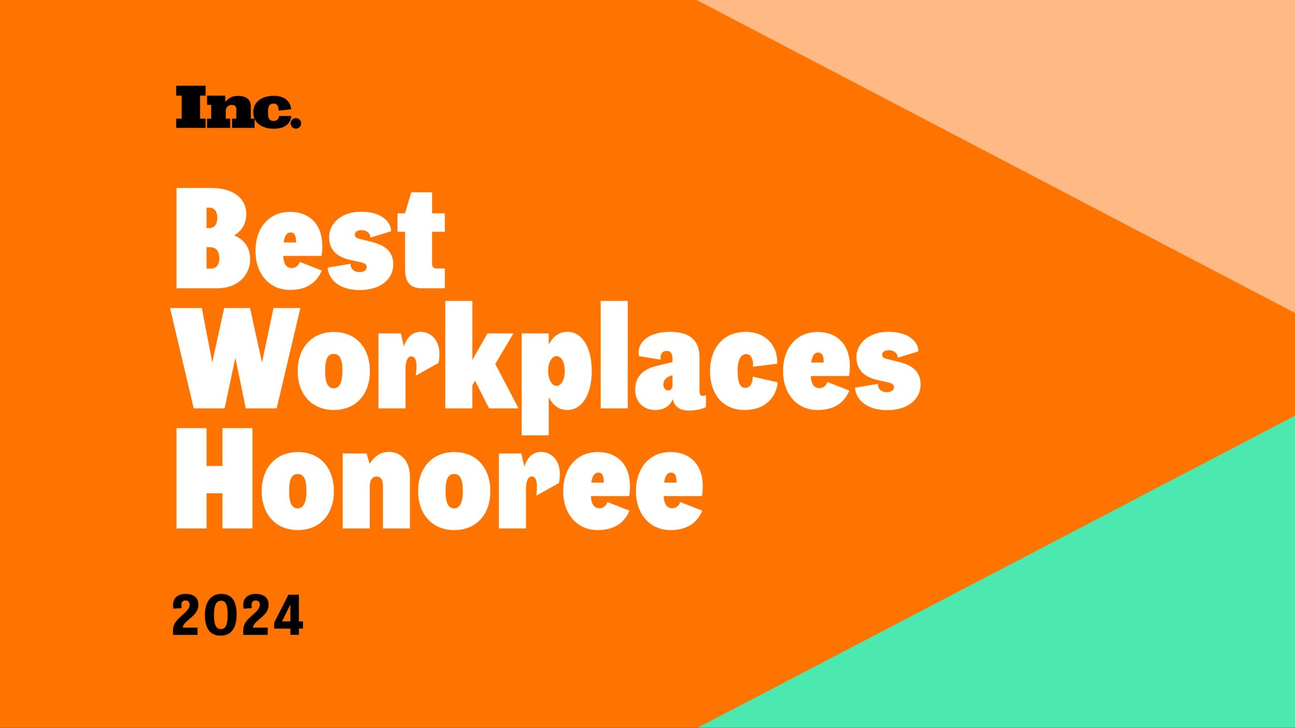 Inc. 5000 best workplaces honoree branded graphic for 2024