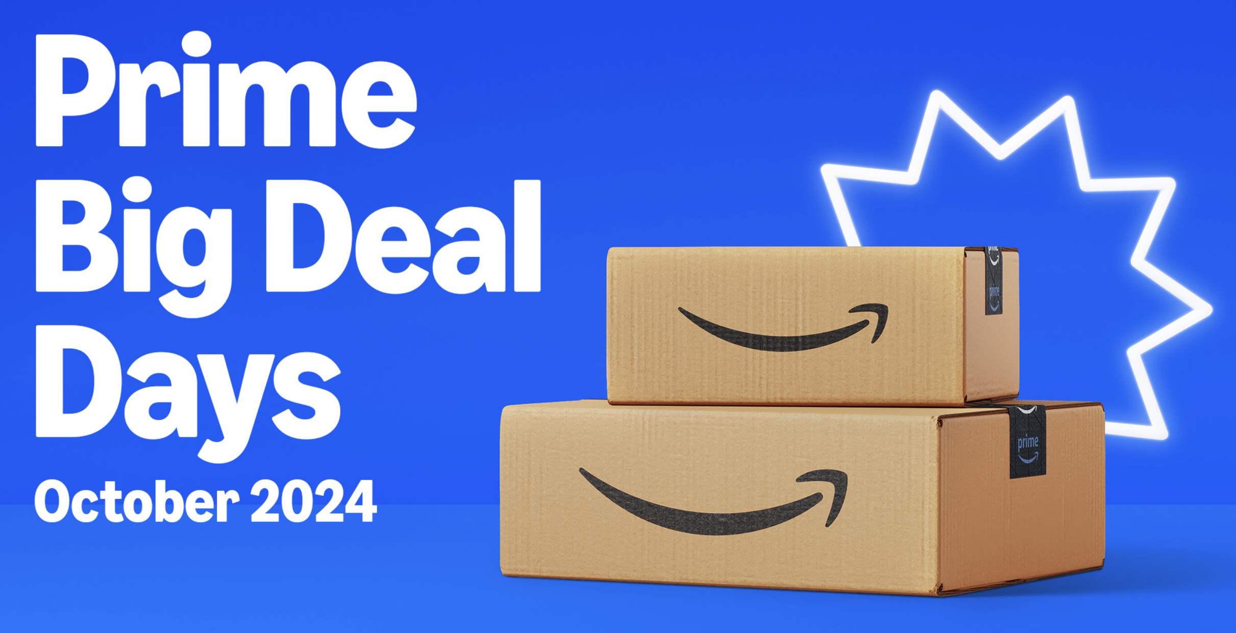 An Amazon branded infographic announcing the Prime Big Deal October Sales event