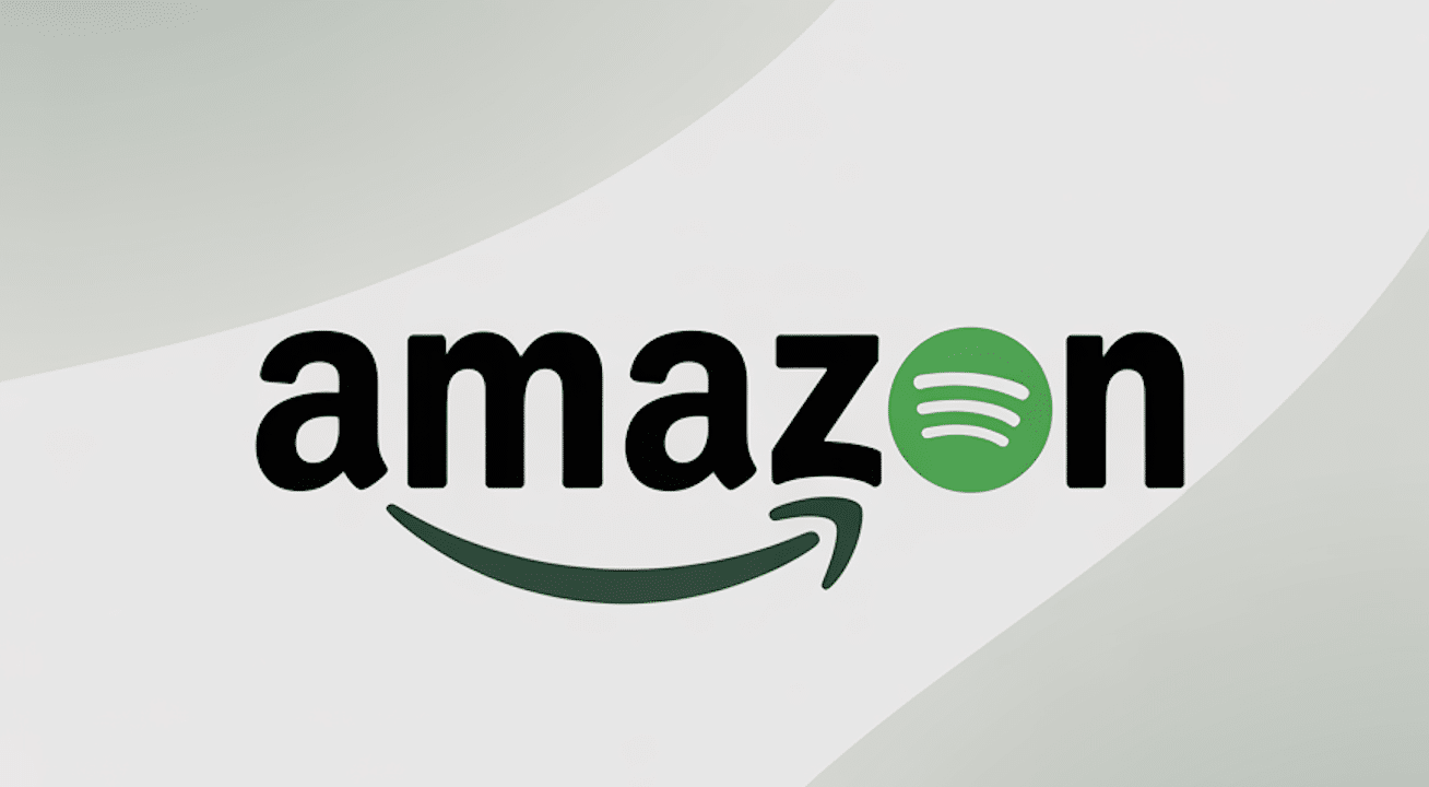 The Amazon logo with a Shopify influenced "O"