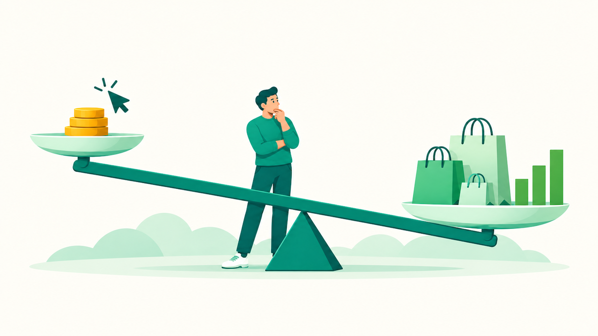 Seller weighing Amazon PPC ad spend against the sales it brings in