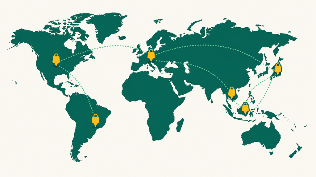 World map showing the countries where TikTok Shop runs local marketplaces in 2026